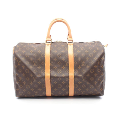 キーポル45 モノグラム ボストンバッグ PVC レザー ブラウン ルイヴィトン バッグ LOUIS VUITTON