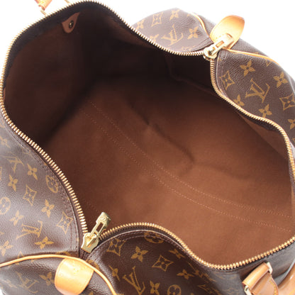 キーポル45 モノグラム ボストンバッグ PVC レザー ブラウン ルイヴィトン バッグ LOUIS VUITTON