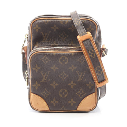 アマゾン モノグラム ショルダーバッグ PVC レザー ブラウン ルイヴィトン バッグ LOUIS VUITTON