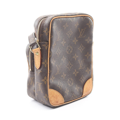 アマゾン モノグラム ショルダーバッグ PVC レザー ブラウン ルイヴィトン バッグ LOUIS VUITTON