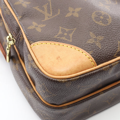 アマゾン モノグラム ショルダーバッグ PVC レザー ブラウン ルイヴィトン バッグ LOUIS VUITTON