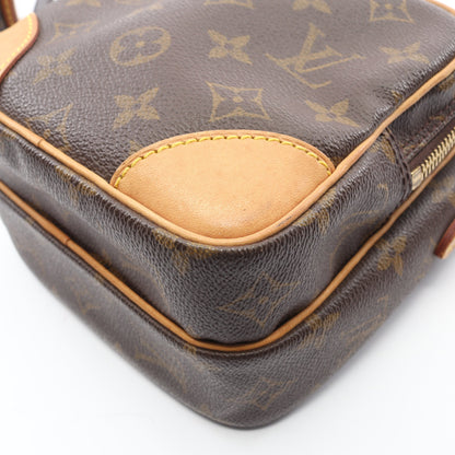 アマゾン モノグラム ショルダーバッグ PVC レザー ブラウン ルイヴィトン バッグ LOUIS VUITTON