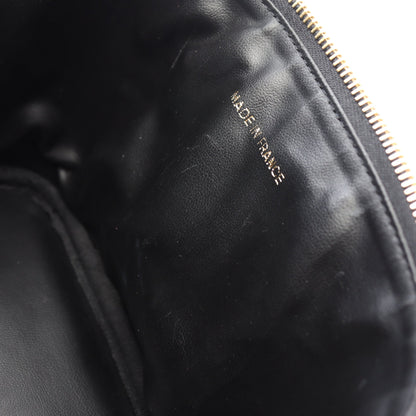 ココマーク ハンドバッグ バニティバッグ キャビアスキン ブラック ゴールド金具 シャネル バッグ CHANEL