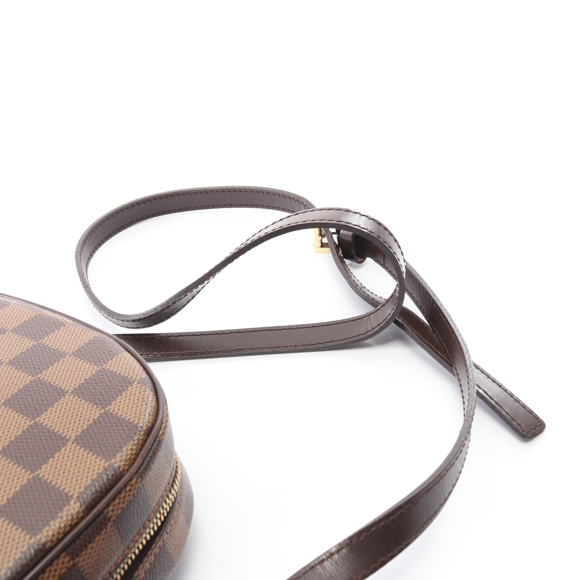 イパネマPM ダミエエベヌ ショルダーバッグ PVC レザー ブラウン ルイヴィトン バッグ LOUIS VUITTON