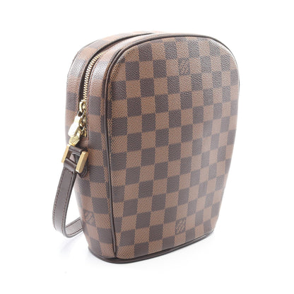 イパネマPM ダミエエベヌ ショルダーバッグ PVC レザー ブラウン ルイヴィトン バッグ LOUIS VUITTON