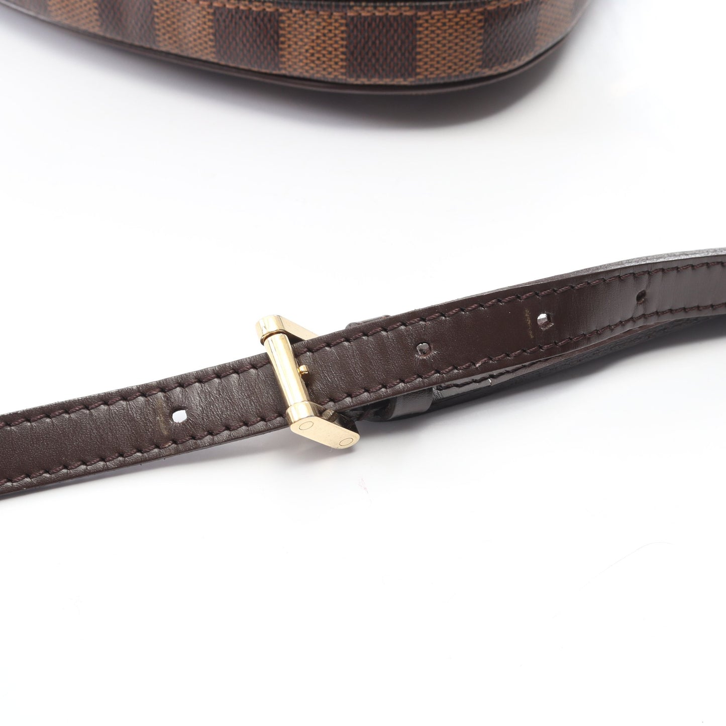 イパネマPM ダミエエベヌ ショルダーバッグ PVC レザー ブラウン ルイヴィトン バッグ LOUIS VUITTON