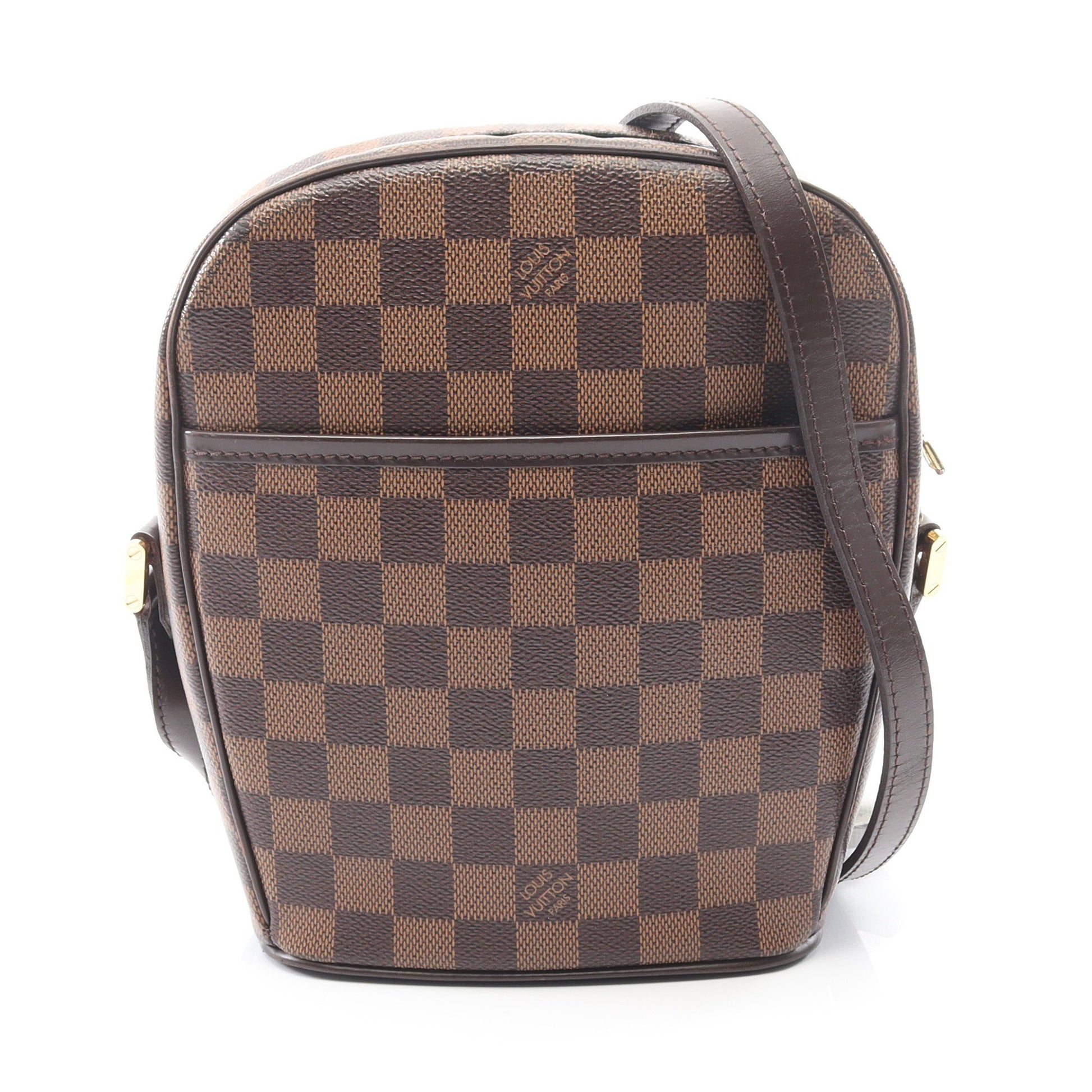 イパネマPM ダミエエベヌ ショルダーバッグ PVC レザー ブラウン ルイヴィトン バッグ LOUIS VUITTON