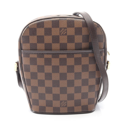 イパネマPM ダミエエベヌ ショルダーバッグ PVC レザー ブラウン ルイヴィトン バッグ LOUIS VUITTON