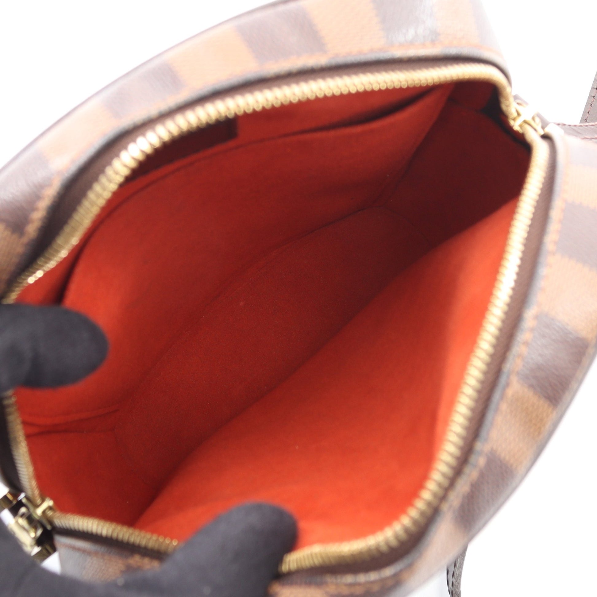 イパネマPM ダミエエベヌ ショルダーバッグ PVC レザー ブラウン ルイヴィトン バッグ LOUIS VUITTON