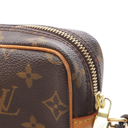 マルリードラゴンヌ モノグラム クラッチバッグ セカンドバッグ PVC レザー ブラウン ルイヴィトン バッグ LOUIS VUITTON