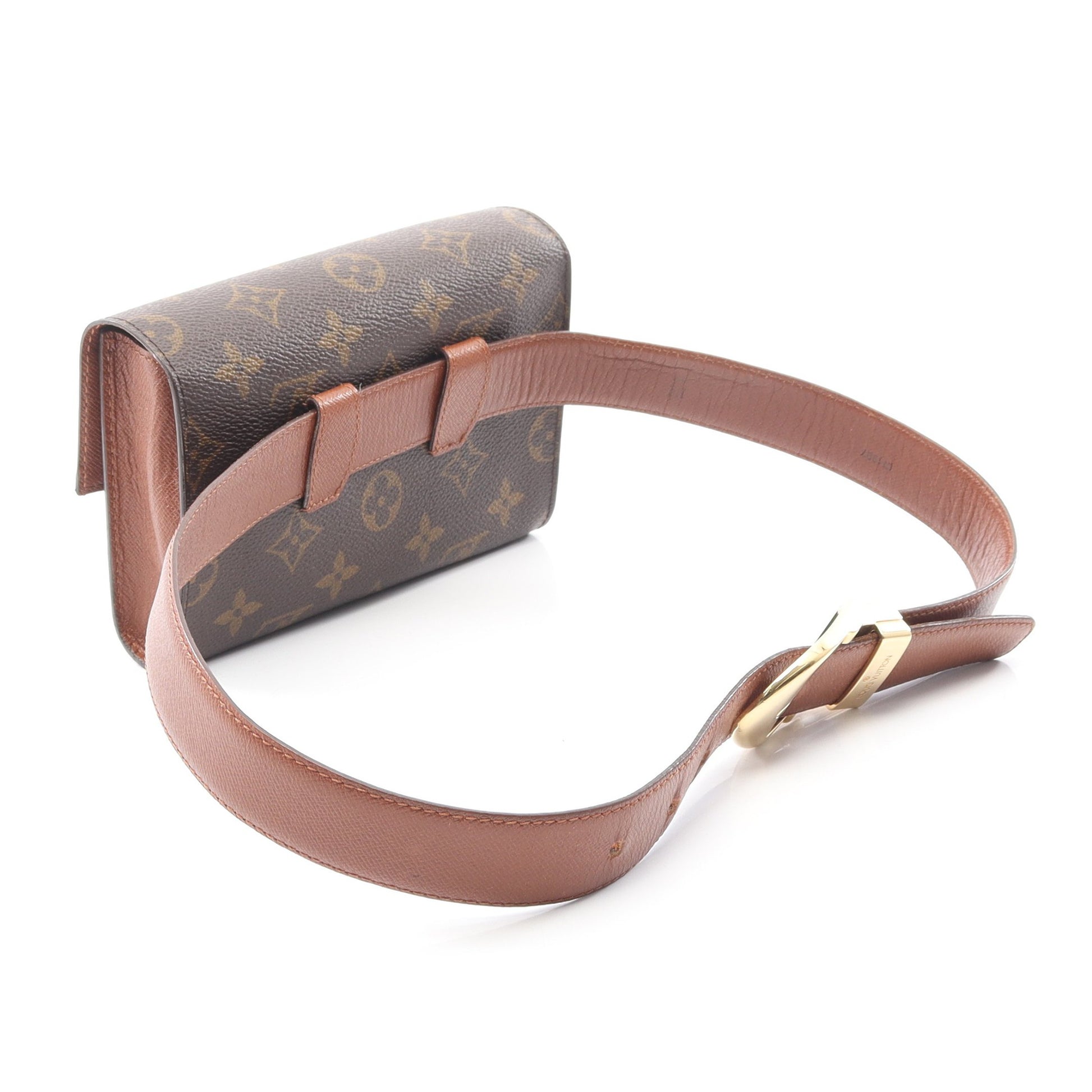 アルシュ モノグラム ボディバッグ ウエストバッグ PVC レザー ブラウン ルイヴィトン バッグ LOUIS VUITTON