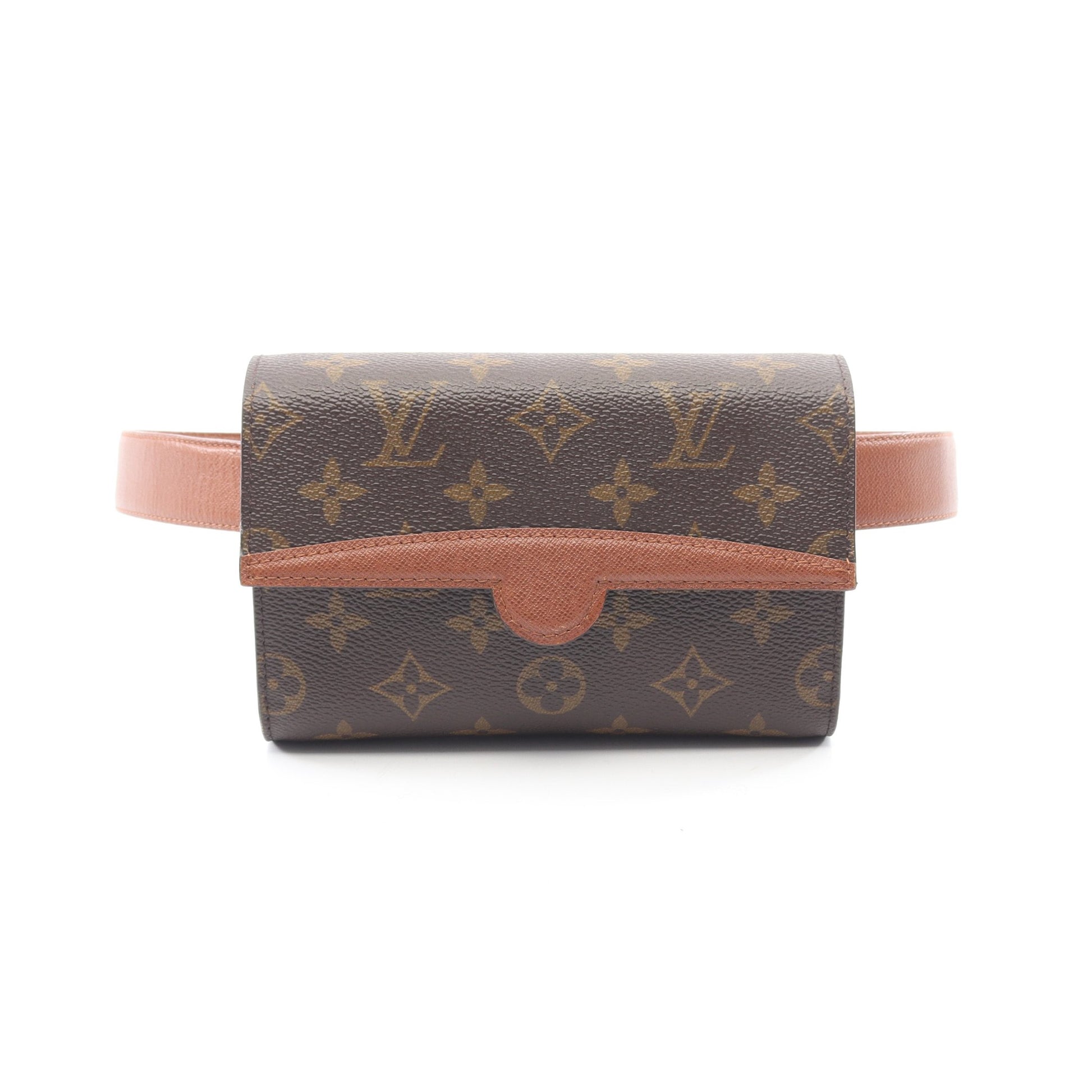 アルシュ モノグラム ボディバッグ ウエストバッグ PVC レザー ブラウン ルイヴィトン バッグ LOUIS VUITTON