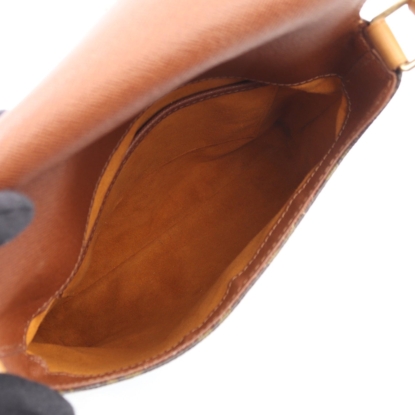 ミュゼットサルサ ショートストラップ モノグラム ショルダーバッグ PVC レザー ブラウン ルイヴィトン バッグ LOUIS VUITTON