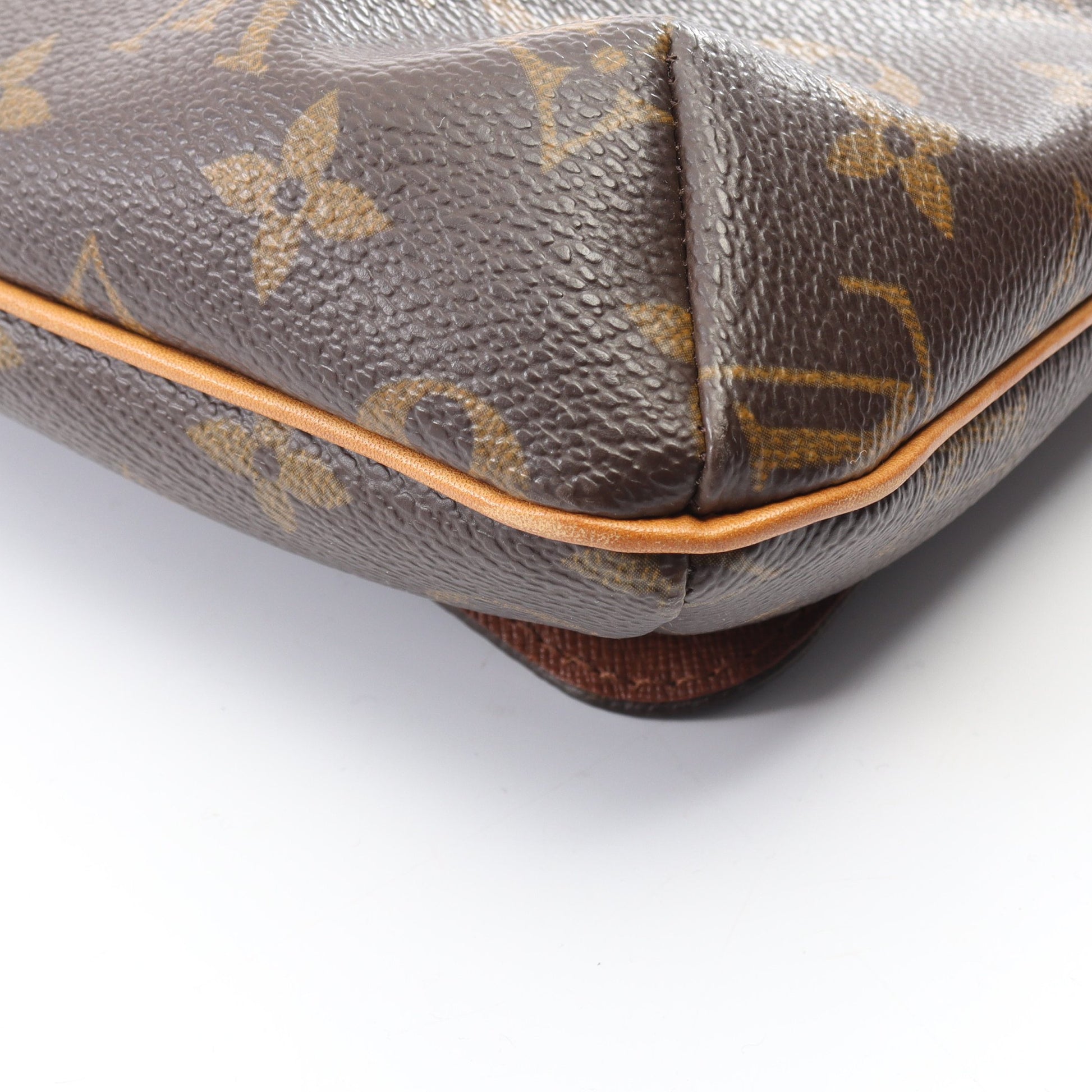 ミュゼットサルサ ショートストラップ モノグラム ショルダーバッグ PVC レザー ブラウン ルイヴィトン バッグ LOUIS VUITTON
