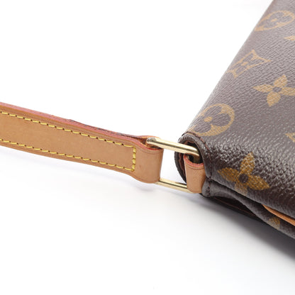 ミュゼットサルサ ショートストラップ モノグラム ショルダーバッグ PVC レザー ブラウン ルイヴィトン バッグ LOUIS VUITTON