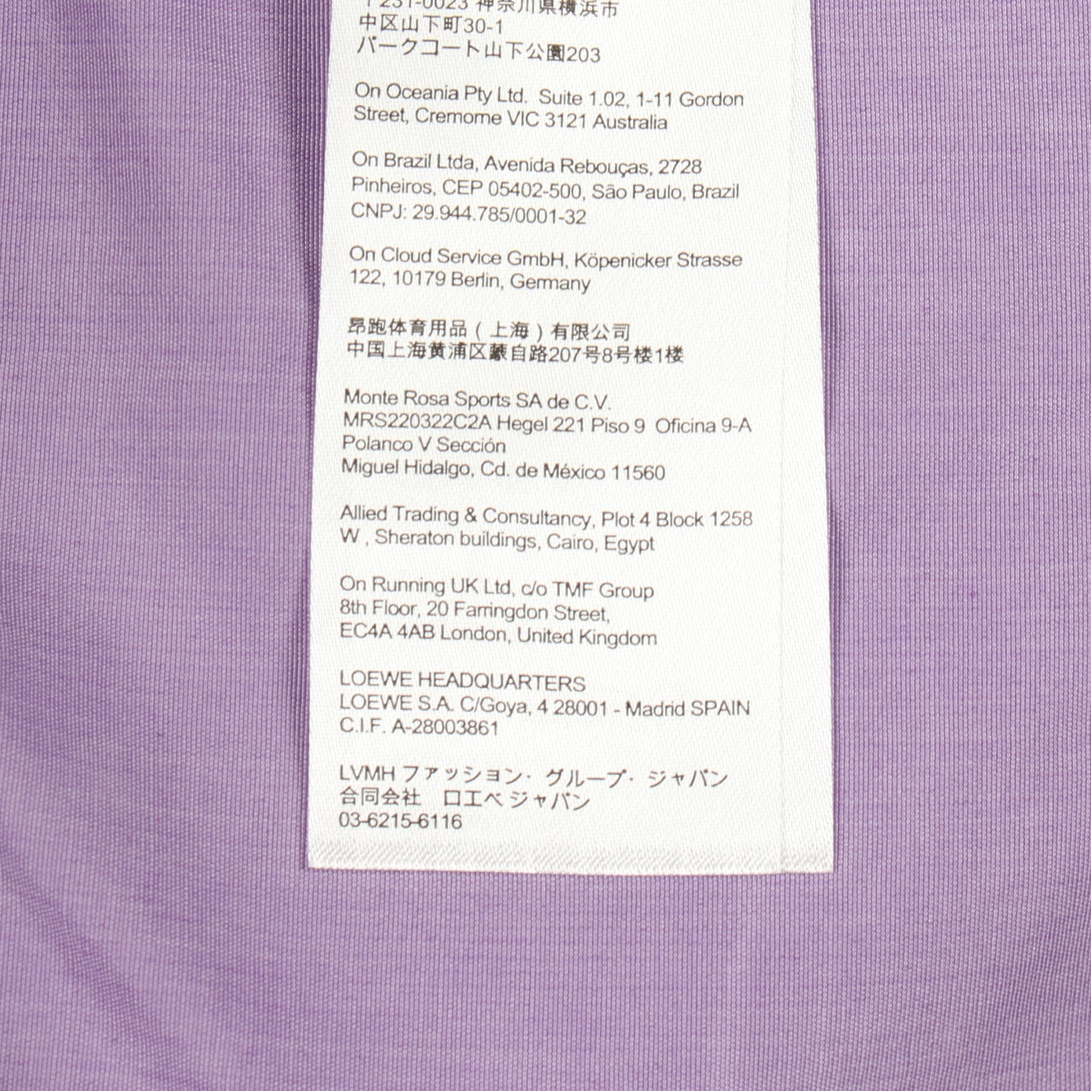 LOEWE × on Short Parka ブルゾン ジャケット コットン ライトパープル