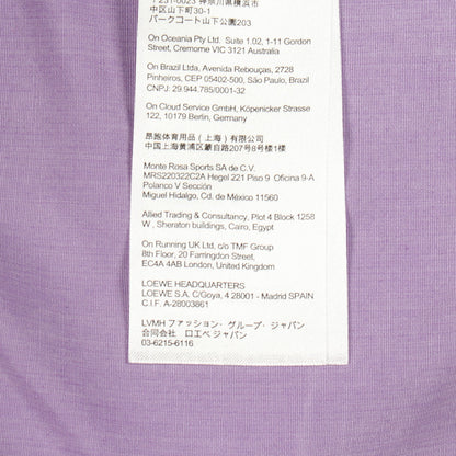 LOEWE × on Short Parka ブルゾン ジャケット コットン ライトパープル フード付き ロエベ アウター LOEWE