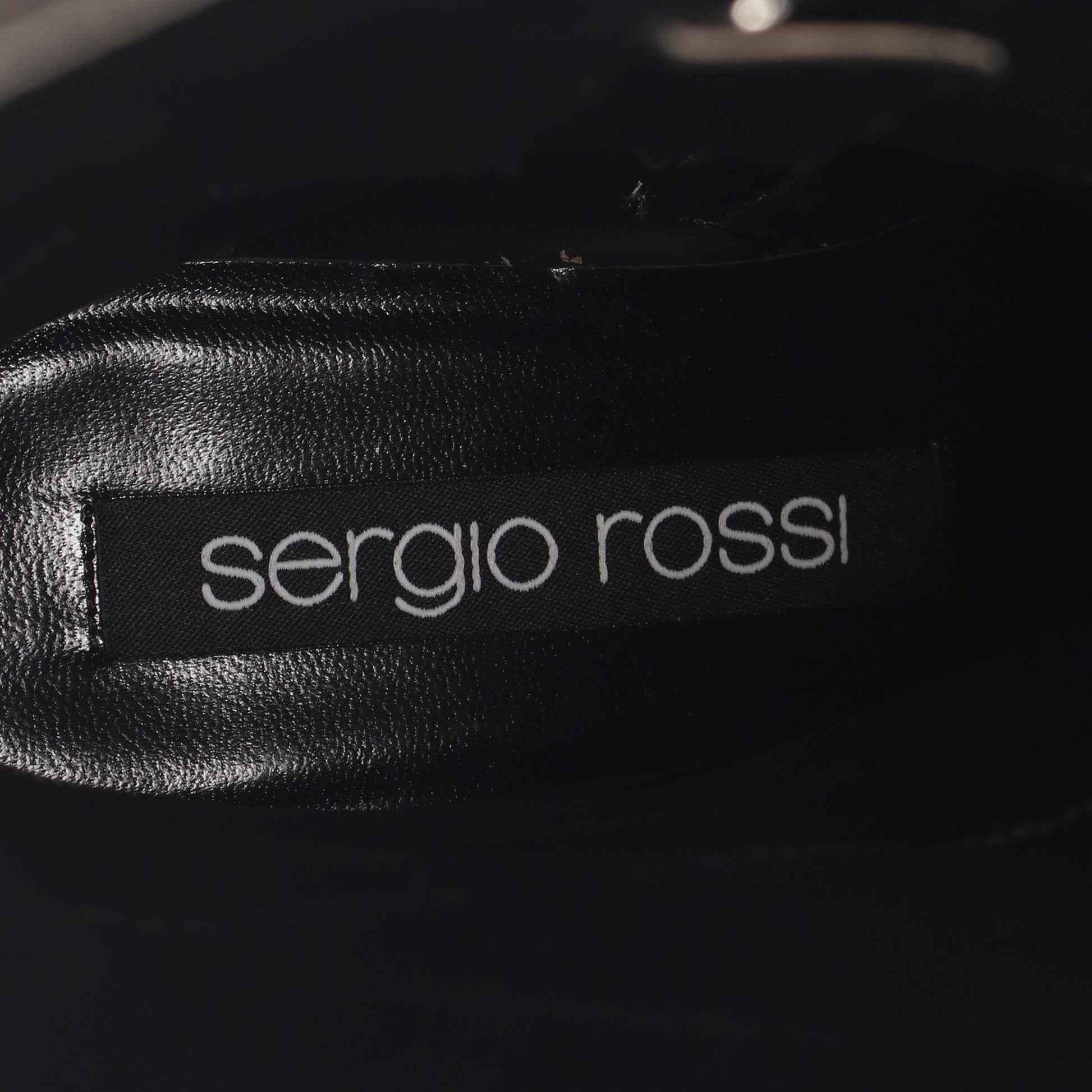SR NORA ブーツ レザー グレーベージュ セルジオロッシ シューズ Sergio Rossi