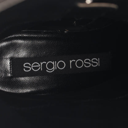 SR NORA ブーツ レザー グレーベージュ セルジオロッシ シューズ Sergio Rossi