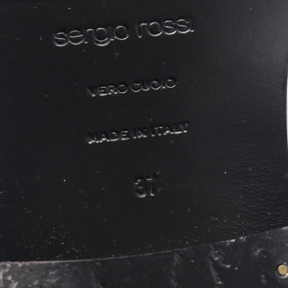 SR NORA ブーツ レザー グレーベージュ セルジオロッシ シューズ Sergio Rossi