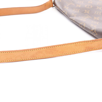 ミュゼット モノグラム ショルダーバッグ PVC レザー ブラウン ルイヴィトン バッグ LOUIS VUITTON