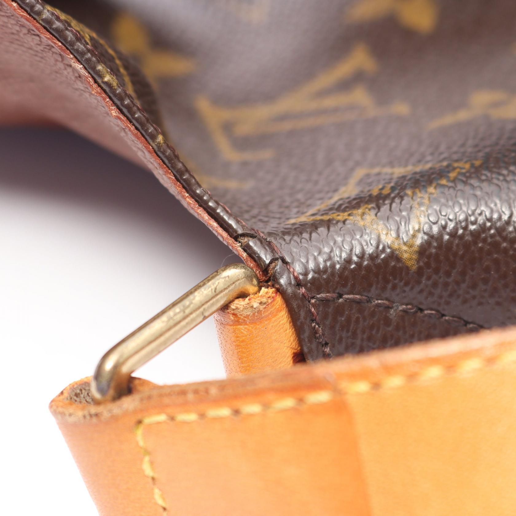 ミュゼット モノグラム ショルダーバッグ PVC レザー ブラウン ルイヴィトン バッグ LOUIS VUITTON