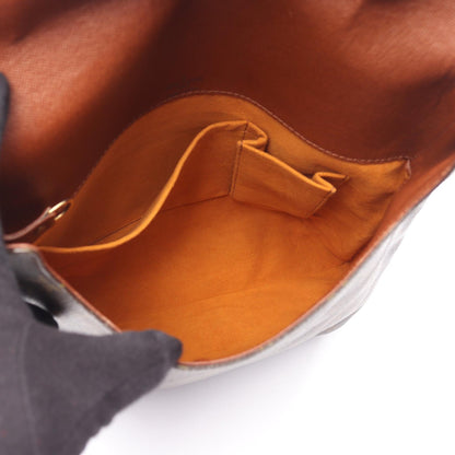 ミュゼット モノグラム ショルダーバッグ PVC レザー ブラウン ルイヴィトン バッグ LOUIS VUITTON