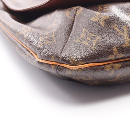 ミュゼット モノグラム ショルダーバッグ PVC レザー ブラウン ルイヴィトン バッグ LOUIS VUITTON