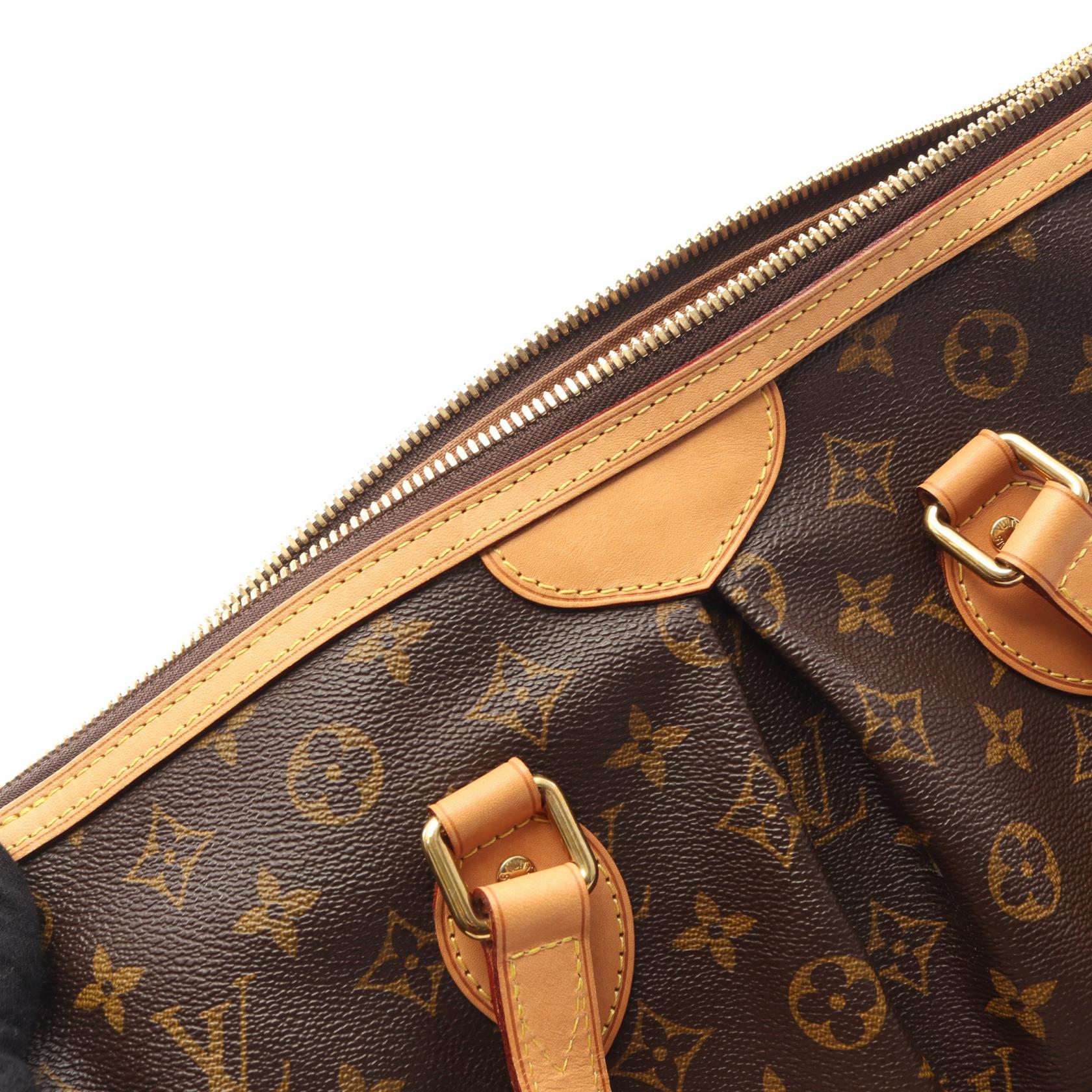 パレルモPM モノグラム ハンドバッグ PVC レザー ブラウン 2WAY ルイ