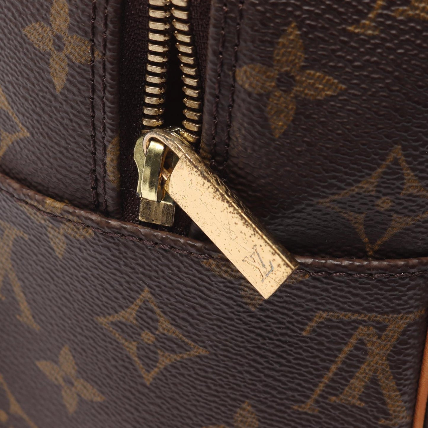 シテGM モノグラム ショルダーバッグ PVC レザー ブラウン ルイヴィトン バッグ LOUIS VUITTON