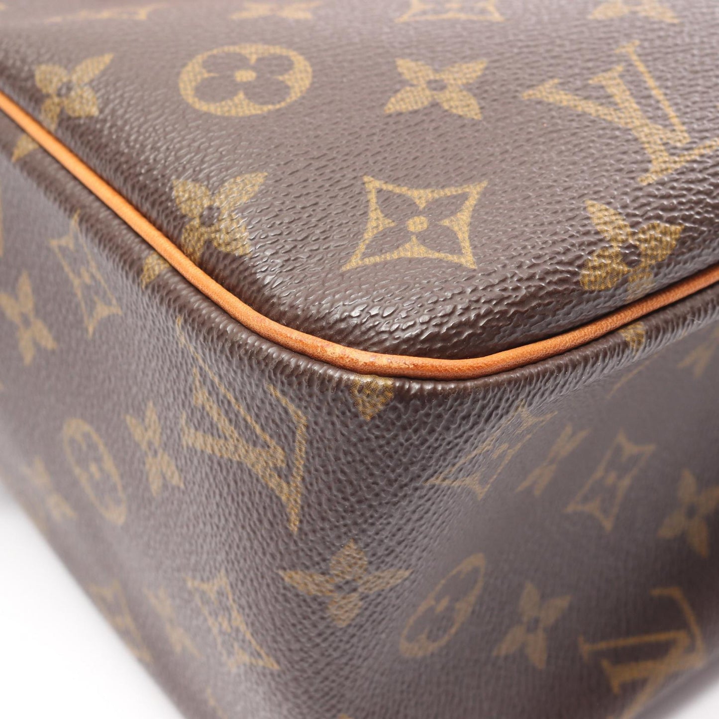シテGM モノグラム ショルダーバッグ PVC レザー ブラウン ルイヴィトン バッグ LOUIS VUITTON
