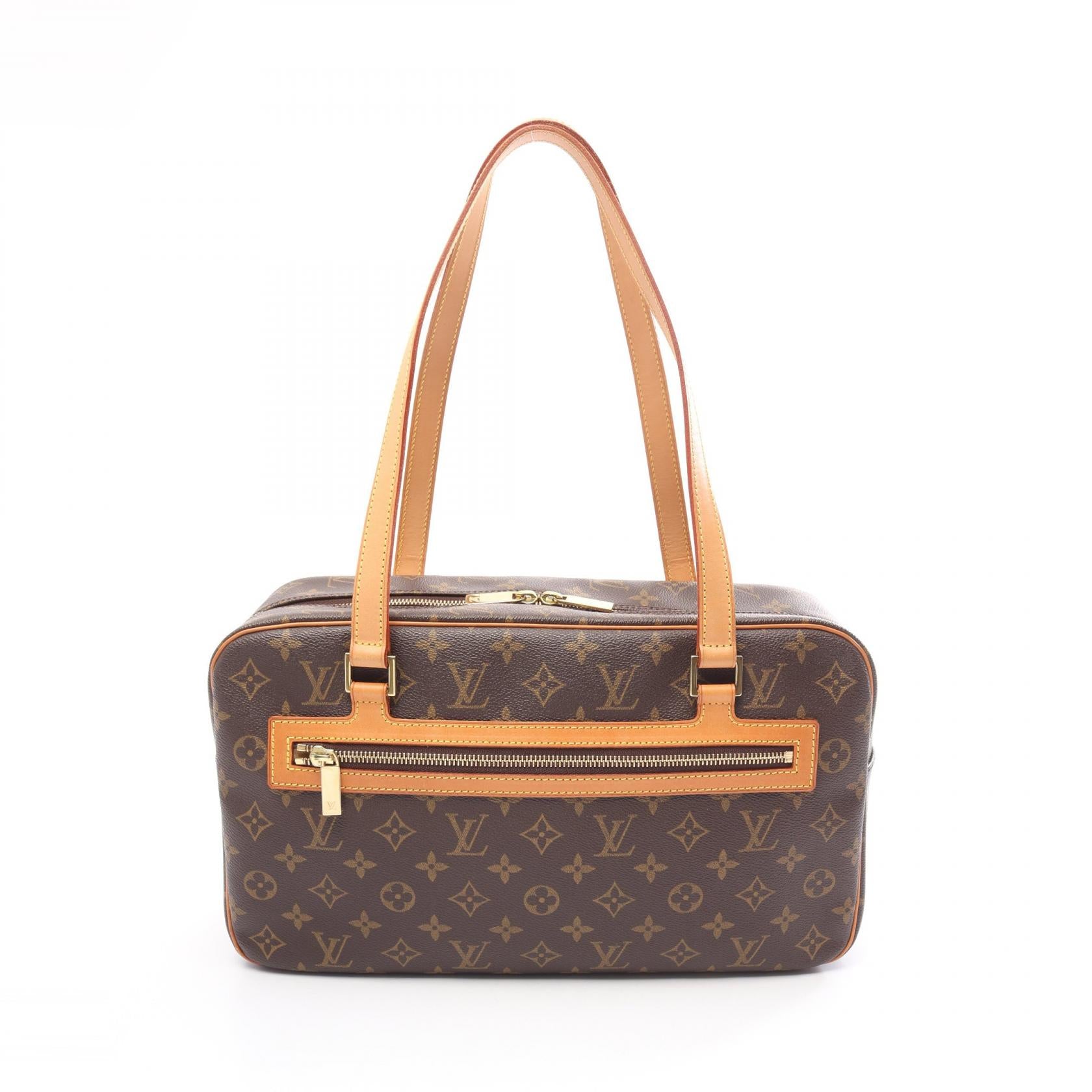シテGM モノグラム ショルダーバッグ PVC レザー ブラウン ルイヴィトン バッグ LOUIS VUITTON