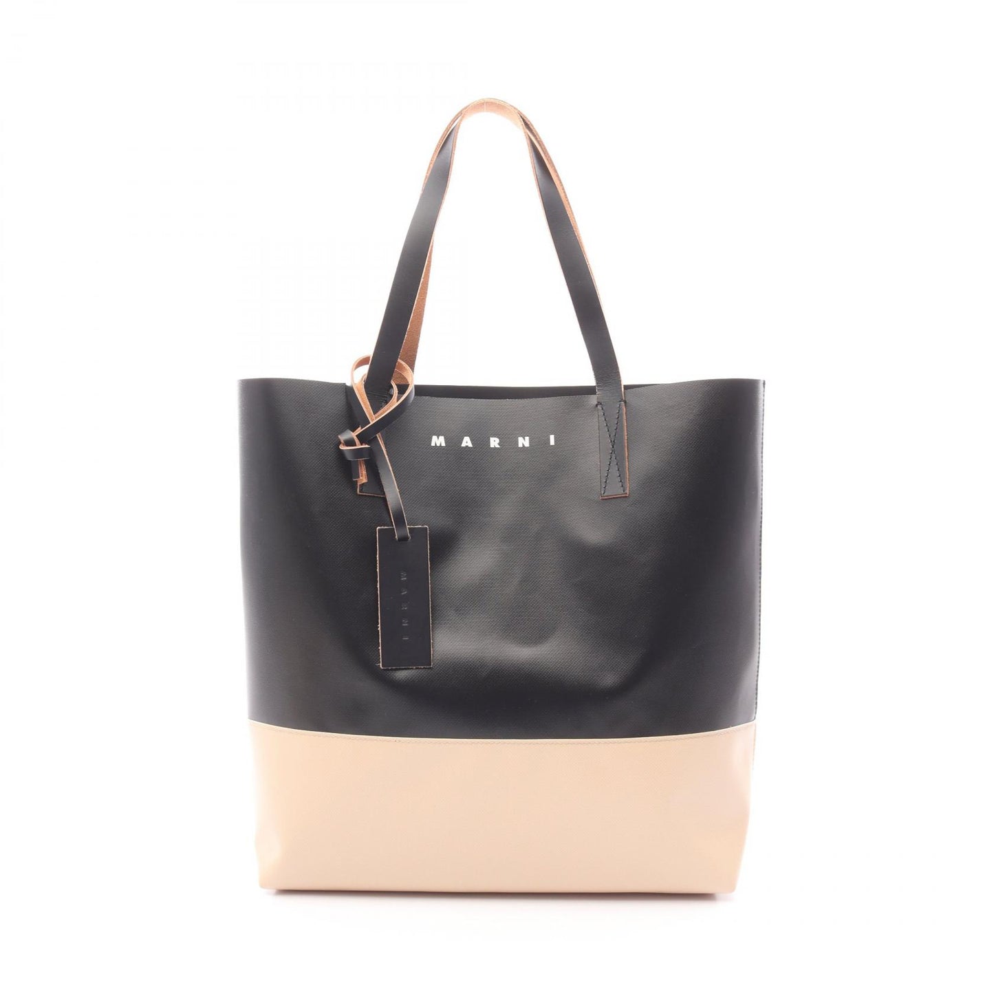 TRIBECA トライベッカ ショルダーバッグ トートバッグ PVC レザー ブラック ベージュ マルニ バッグ MARNI