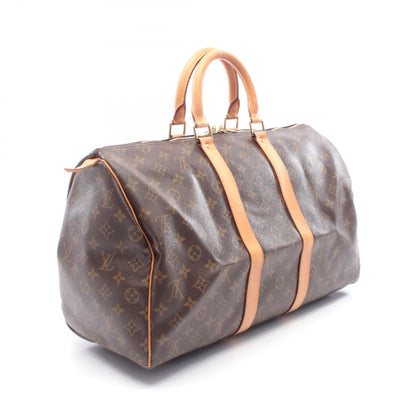 キーポル45 モノグラム ボストンバッグ PVC レザー ブラウン ルイヴィトン バッグ LOUIS VUITTON