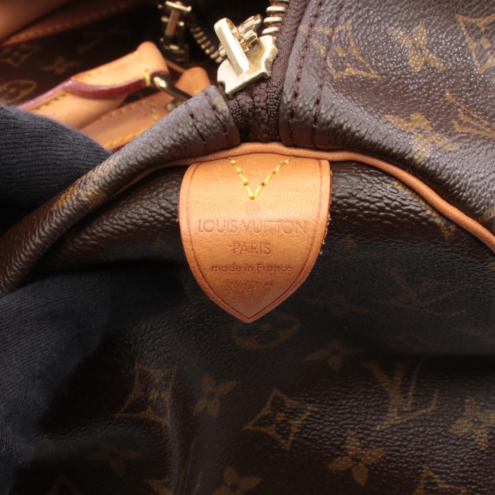 キーポル45 モノグラム ボストンバッグ PVC レザー ブラウン ルイヴィトン バッグ LOUIS VUITTON