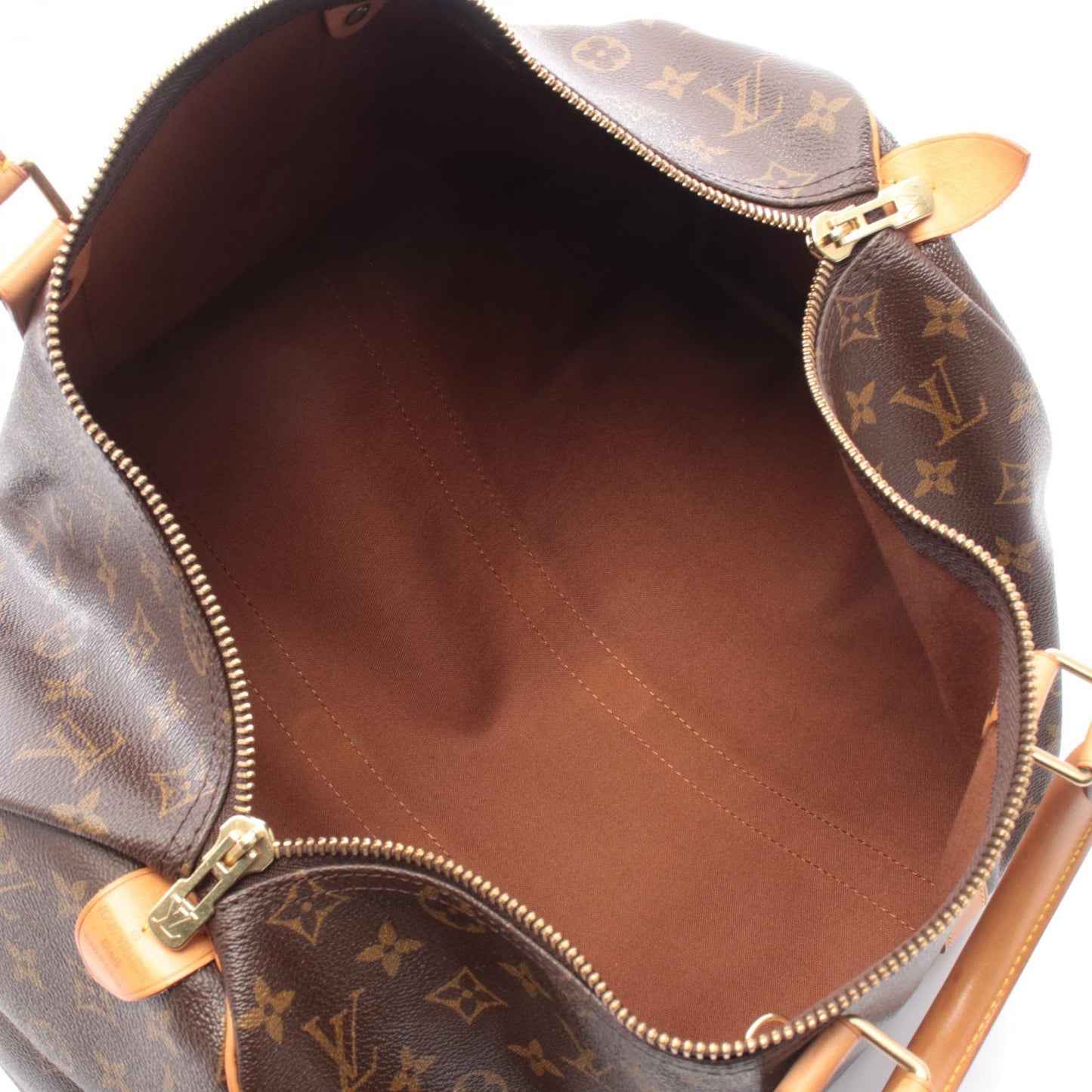 キーポル45 モノグラム ボストンバッグ PVC レザー ブラウン ルイヴィトン バッグ LOUIS VUITTON