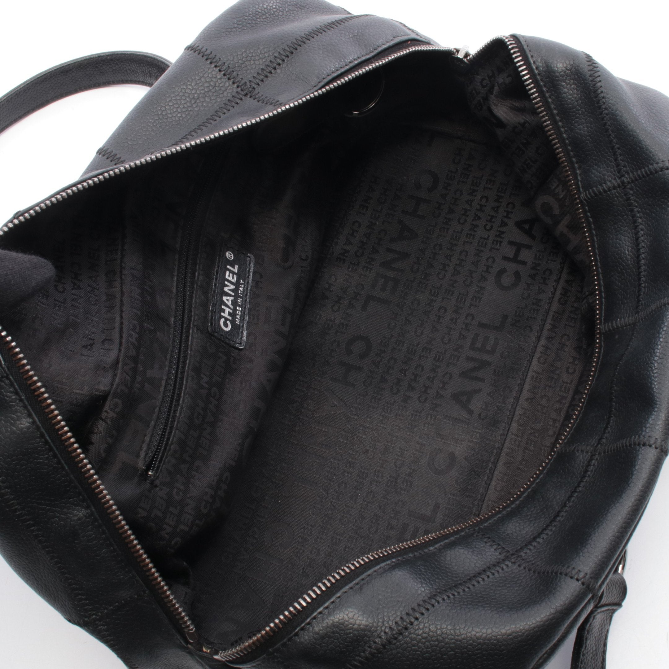 チョコバー ハンドバッグ ミニボストンバッグ レザー ブラック