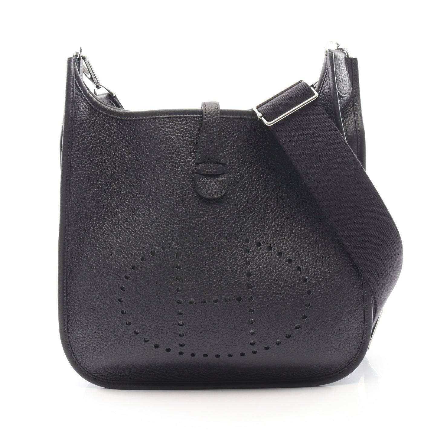 エヴリン 3 トロワ PM キャバン ショルダーバッグ トリヨンクレマンス ダークネイビー シルバー金具 K刻印 エルメス バッグ HERMES