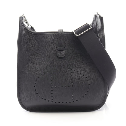 エヴリン 3 トロワ PM キャバン ショルダーバッグ トリヨンクレマンス ダークネイビー シルバー金具 K刻印 エルメス バッグ HERMES