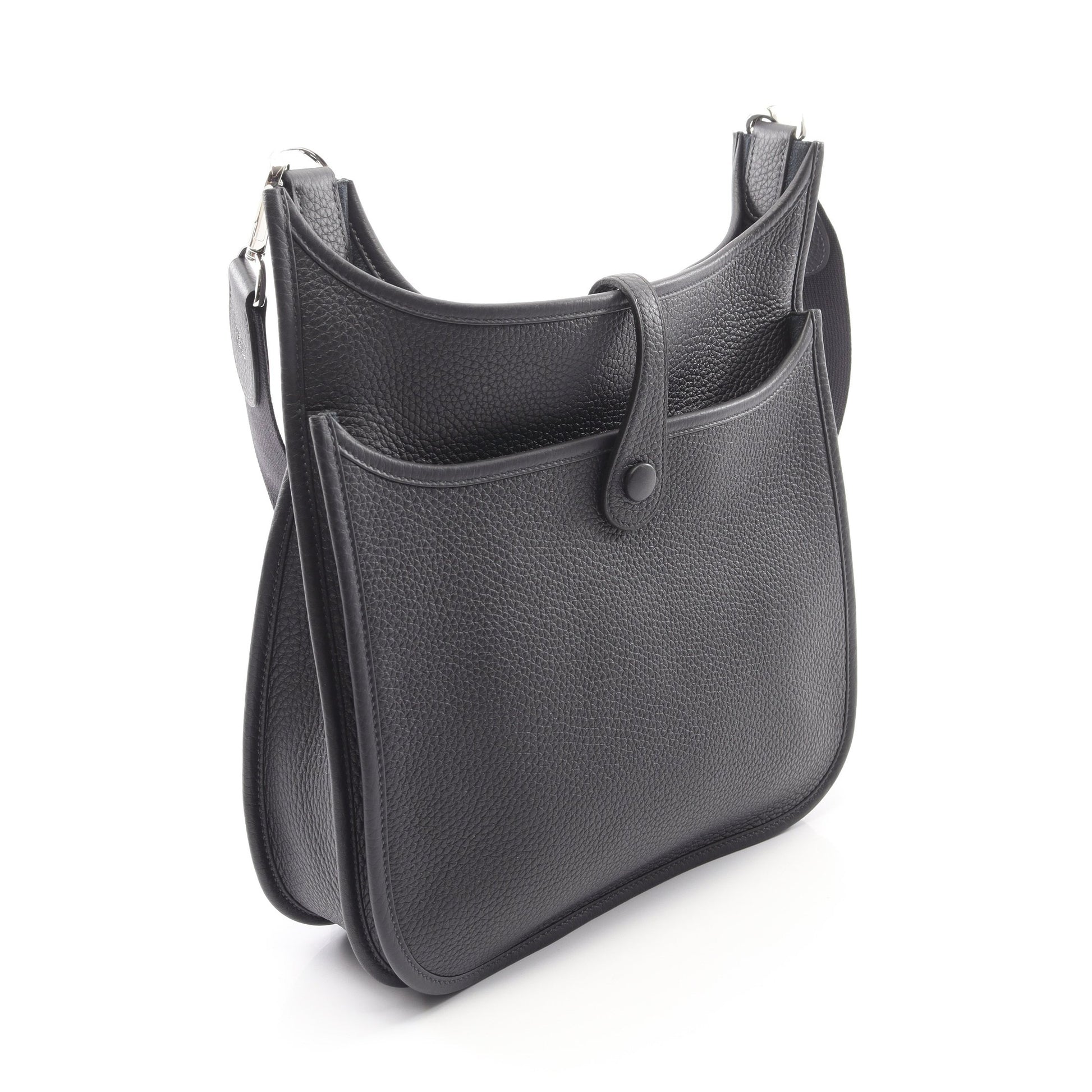 エヴリン 3 トロワ PM キャバン ショルダーバッグ トリヨンクレマンス ダークネイビー シルバー金具 K刻印 エルメス バッグ HERMES
