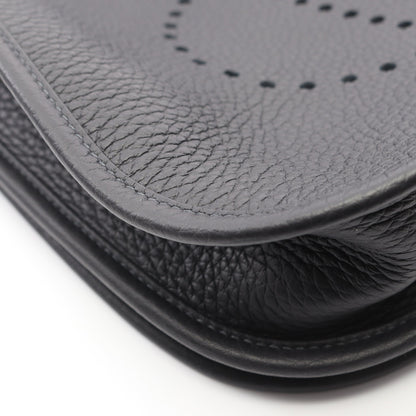 エヴリン 3 トロワ PM キャバン ショルダーバッグ トリヨンクレマンス ダークネイビー シルバー金具 K刻印 エルメス バッグ HERMES