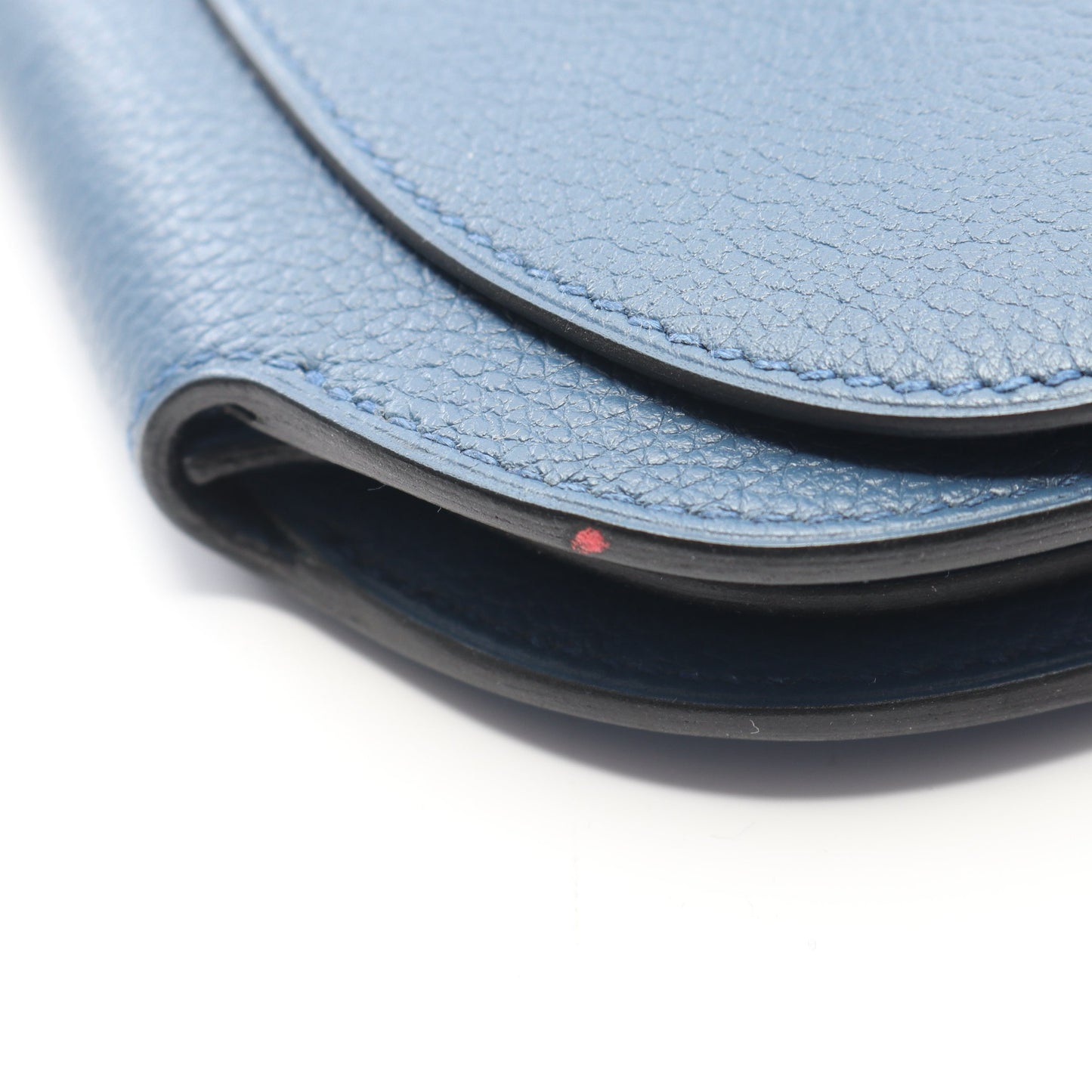 ミニ コンヴォワイユール ブルードガリス ショルダーバッグ エバーカラー ブルー シルバー金具 X刻印 エルメス バッグ HERMES