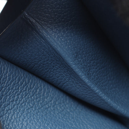 ミニ コンヴォワイユール ブルードガリス ショルダーバッグ エバーカラー ブルー シルバー金具 X刻印 エルメス バッグ HERMES