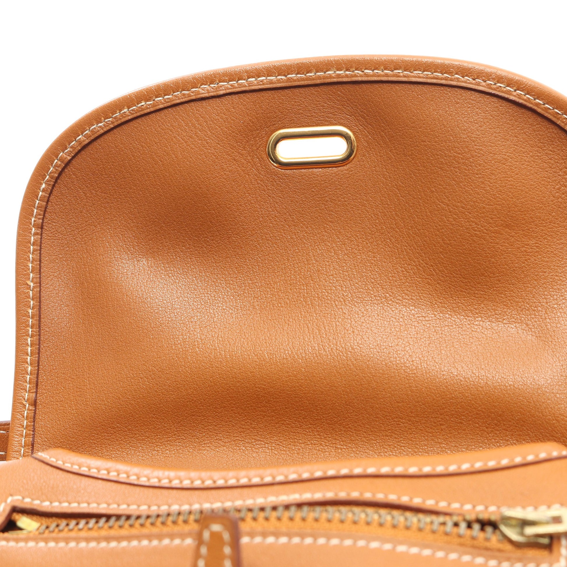 バルドゴルフ ミニ ゴールド ショルダーバッグ ヴォーガリバー ライトブラウン ゴールド金具 エルメス バッグ HERMES