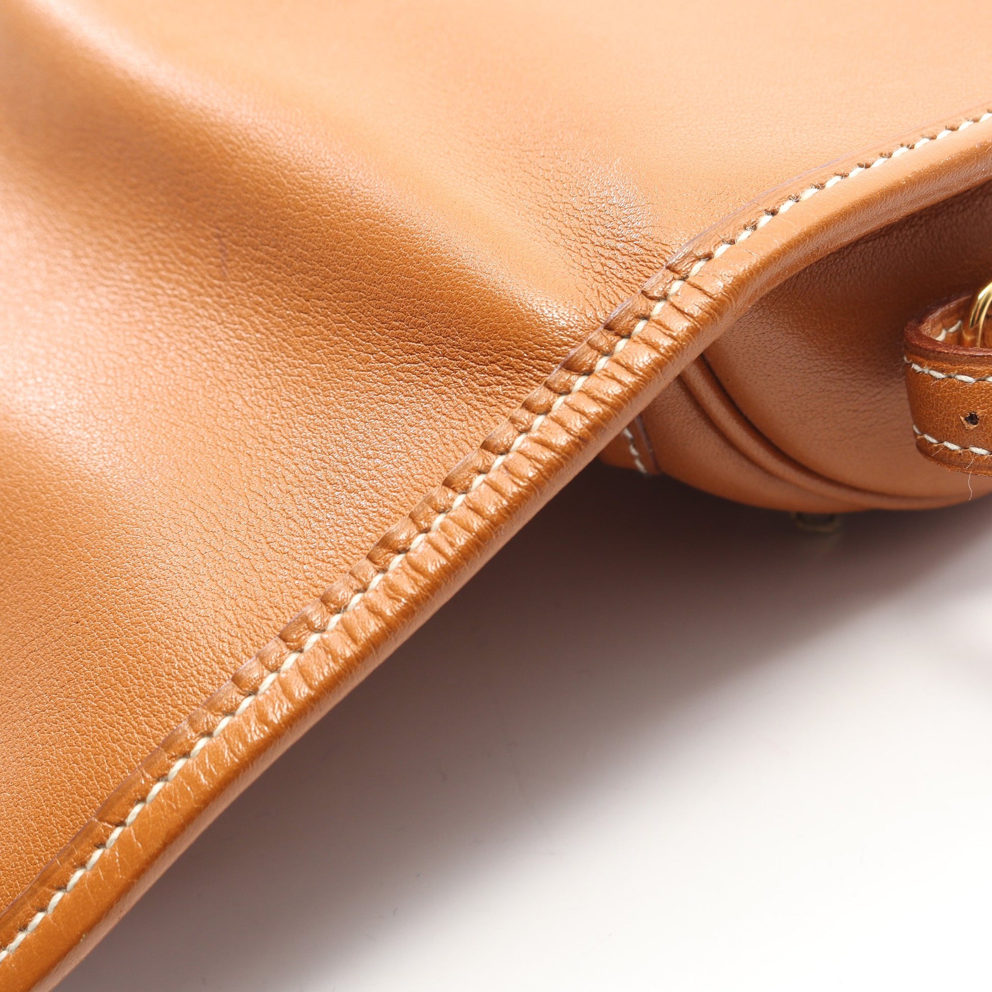 バルドゴルフ ミニ ゴールド ショルダーバッグ ヴォーガリバー ライトブラウン ゴールド金具 エルメス バッグ HERMES