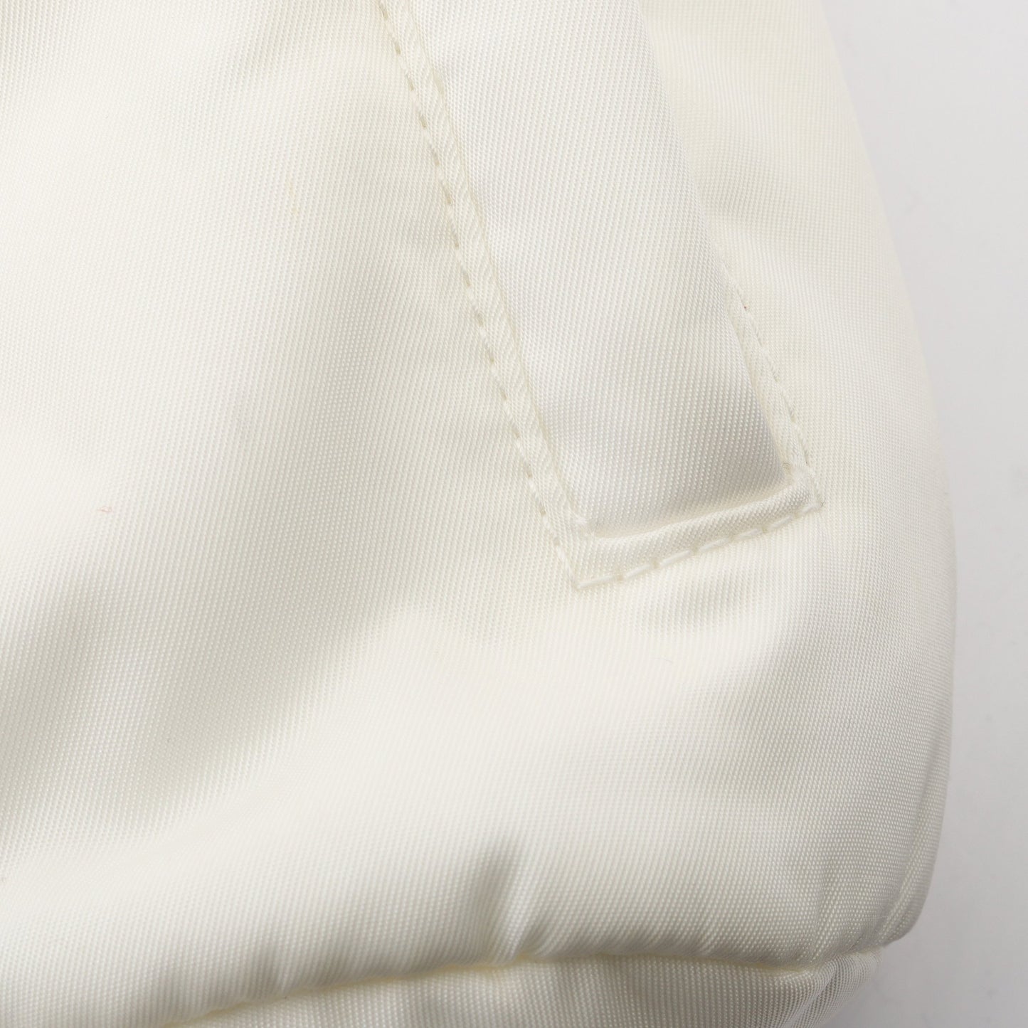 Re-Nylon ボディバッグ ナイロン レザー ホワイト プラダ バッグ PRADA