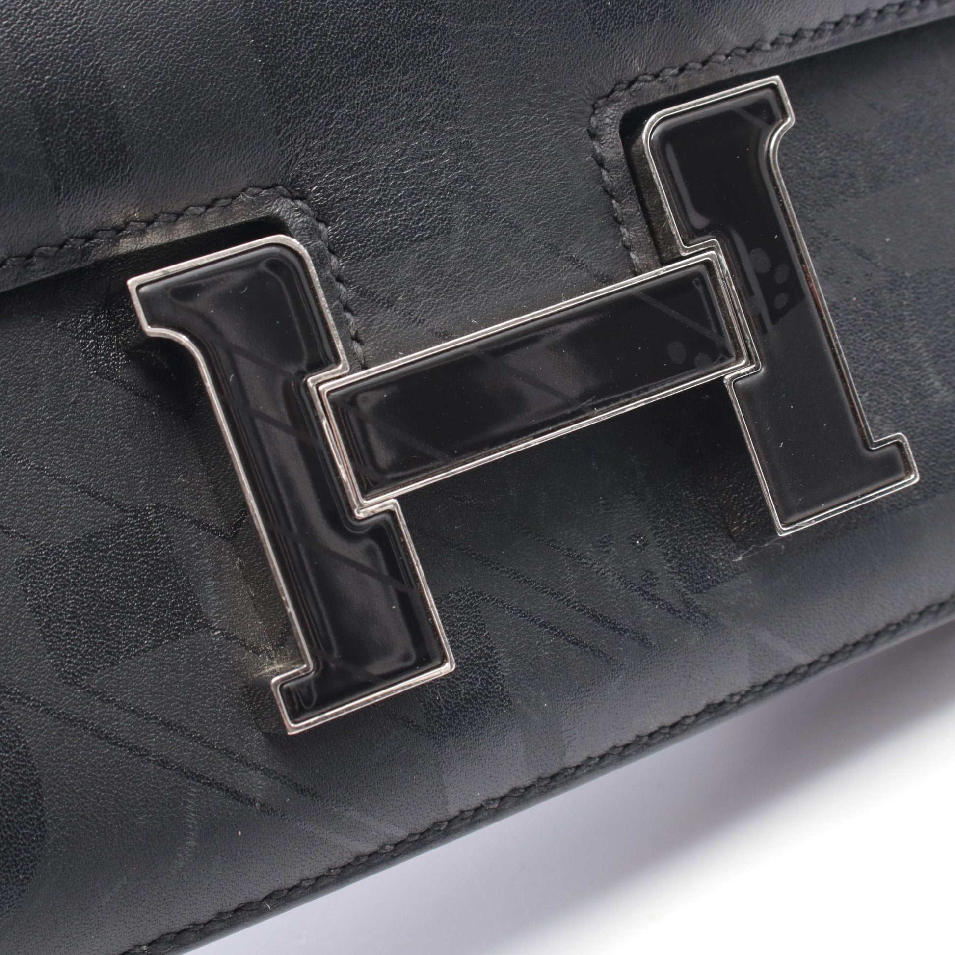 コンスタンス3 ミニ インプリメ ショルダーバッグ ソンブレロ ブラック シルバー金具 A刻印 エルメス バッグ HERMES