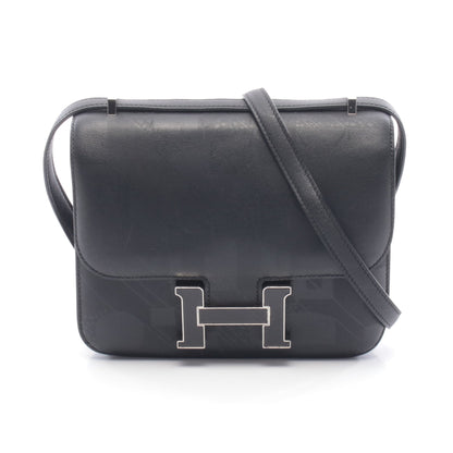コンスタンス3 ミニ インプリメ ショルダーバッグ ソンブレロ ブラック シルバー金具 A刻印 エルメス バッグ HERMES