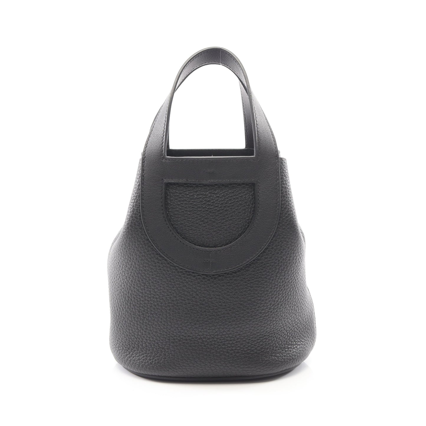 インザループ18 ハンドバッグ トリヨンクレマンス ブラック シルバー金具 U刻印 エルメス バッグ HERMES