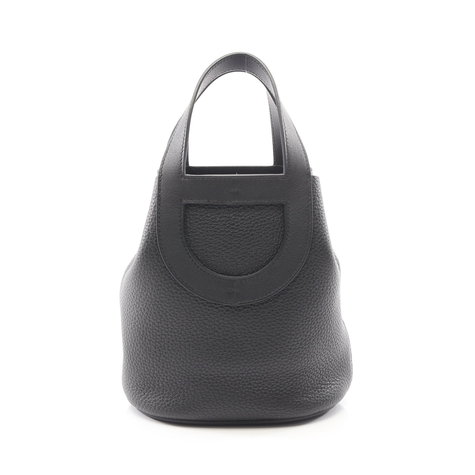 インザループ18 ハンドバッグ トリヨンクレマンス ブラック シルバー金具 U刻印 エルメス バッグ HERMES